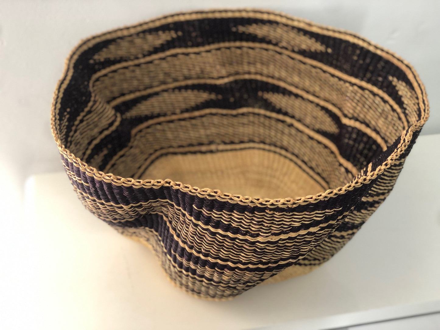 Bolga Open Weave Basket