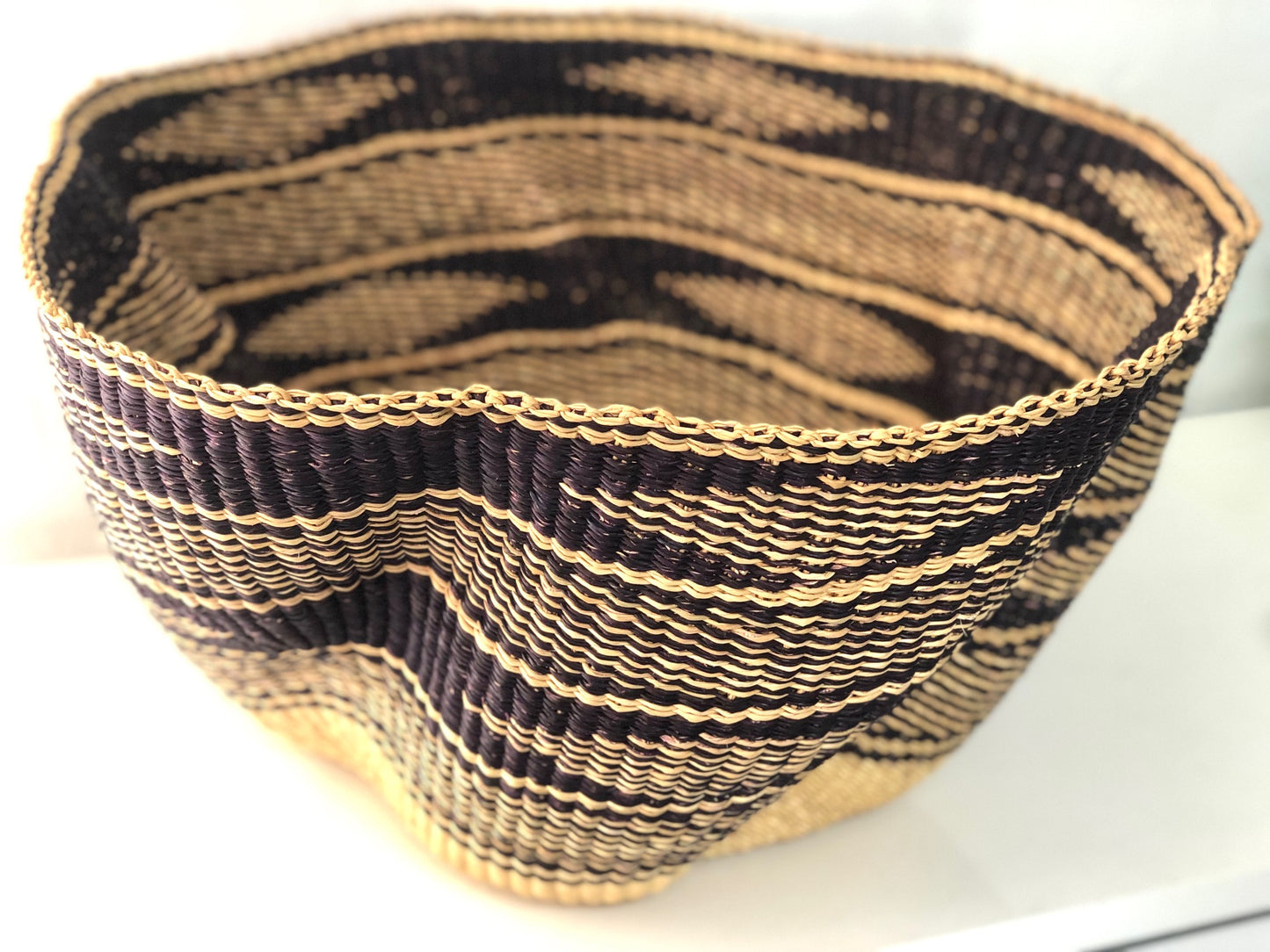 Bolga Open Weave Basket