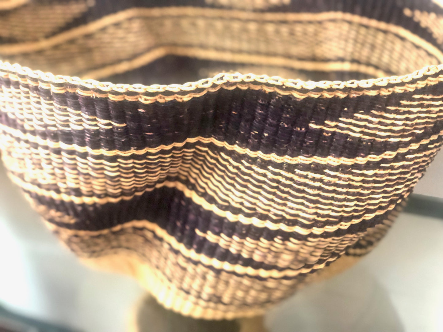 Bolga Open Weave Basket