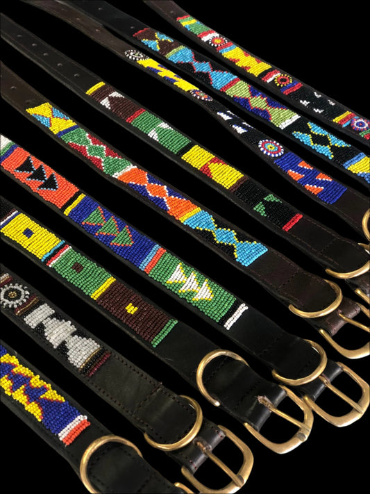 Beaded Dog Collar Small