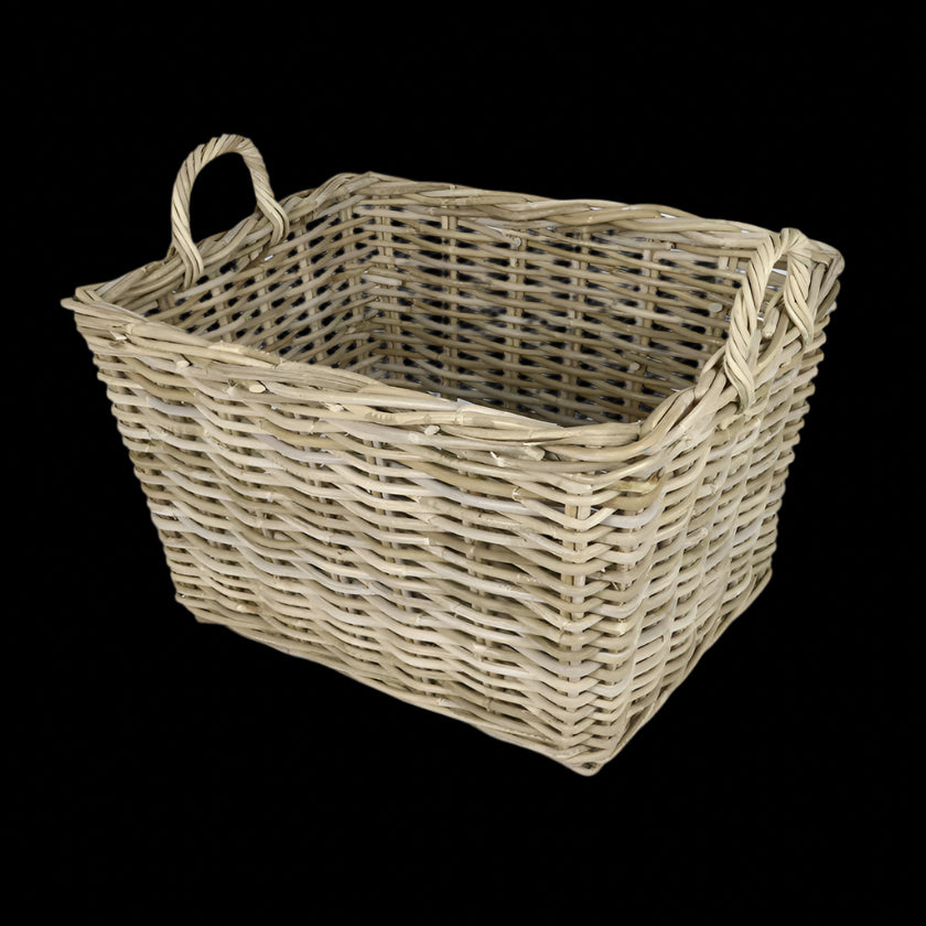 Rattan Log Basket