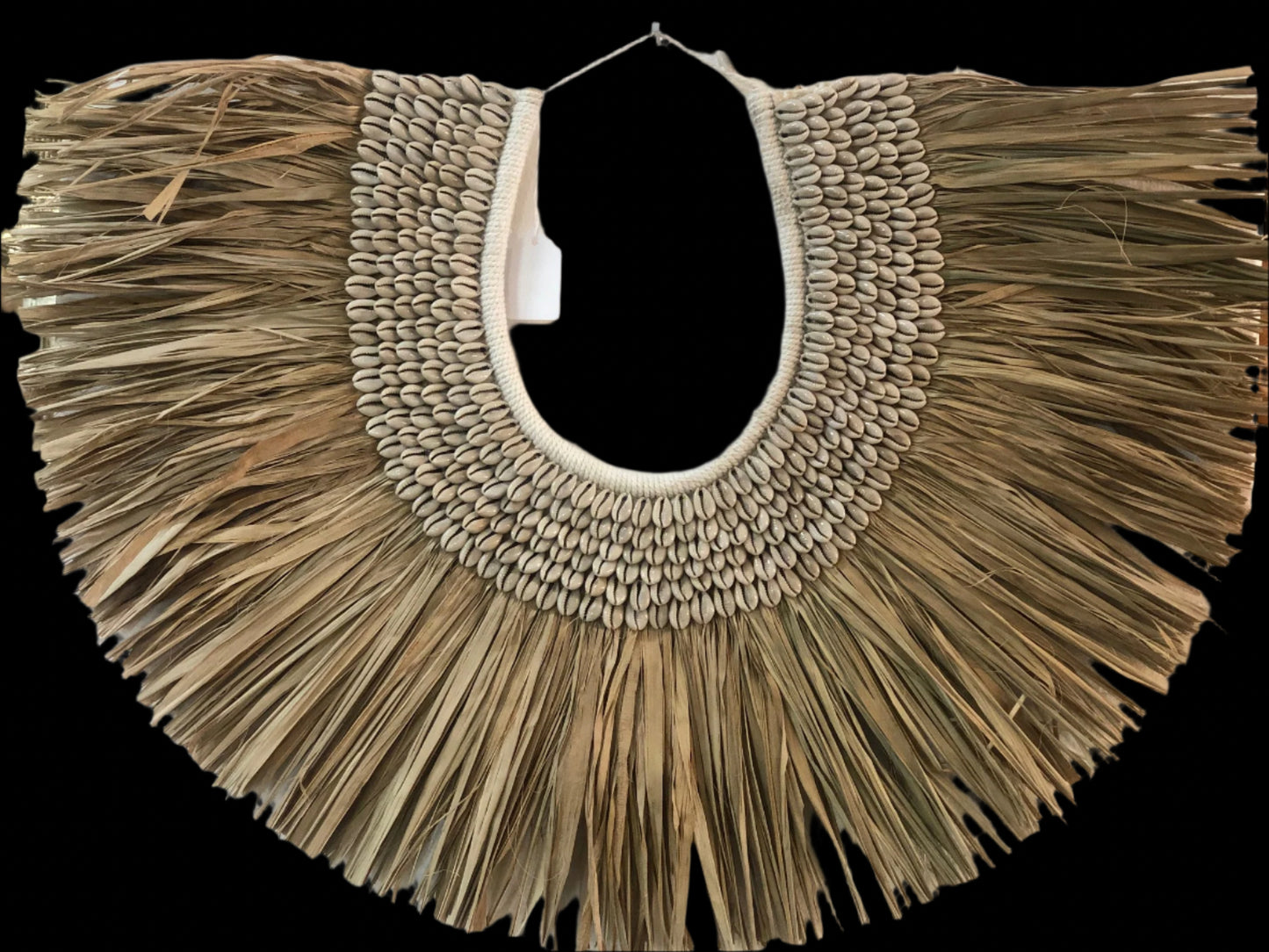 Raffia & Cowrie Wall Hanging