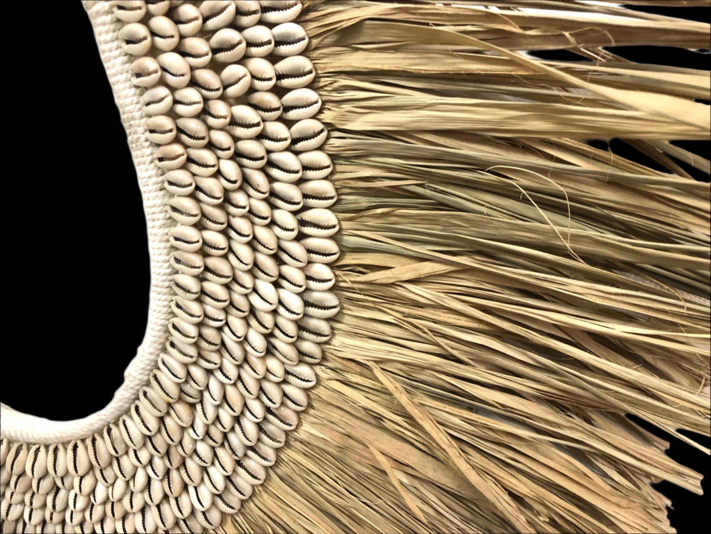 Raffia & Cowrie Wall Hanging