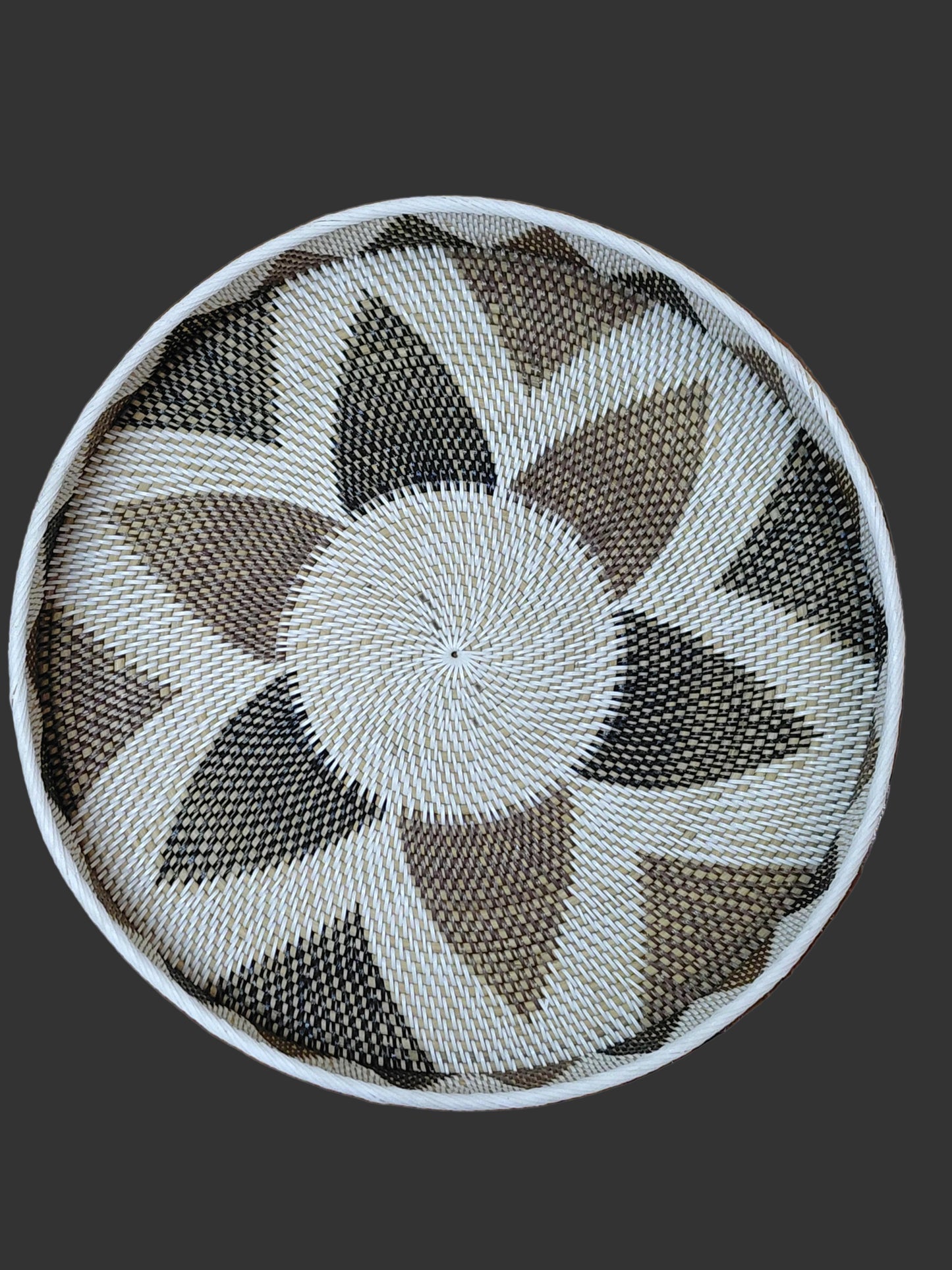 Rattan & PVC Tray 40cm