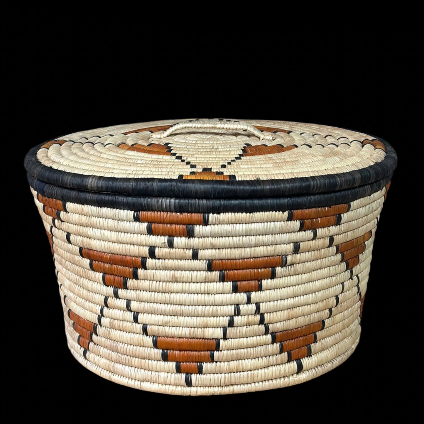Malawian Basket with Lid Medium/Large