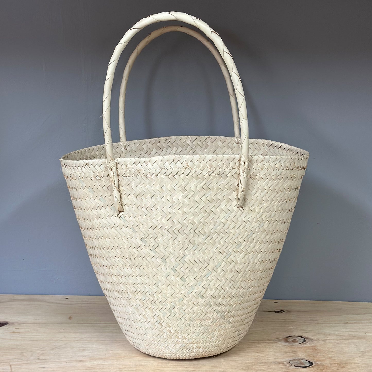 Basket with handles - Natural