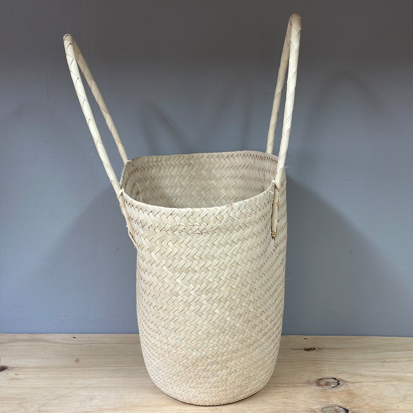 Basket with handles - Natural