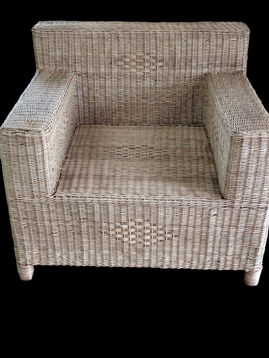 Malawian Box-styled arm chair