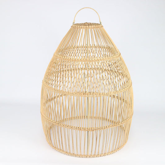 Lampshade Rattan Cone Shape XL