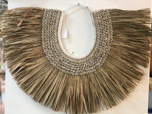 Raffia & Cowrey Wall Hanging